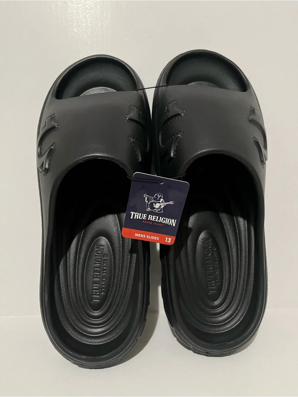 True Religion Tupac Molded Men’s Black Slide Sandals